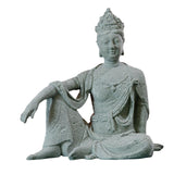 Maxbell Resin Aquarium Buddha Statue Figurine Fengshui Craft Landscape Sitting