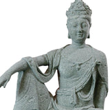 Maxbell Resin Aquarium Buddha Statue Figurine Fengshui Craft Landscape Sitting