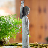 Maxbell Resin Aquarium Buddha Statue Figurine Fengshui Craft Landscape Standing