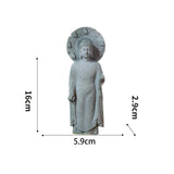 Maxbell Resin Aquarium Buddha Statue Figurine Fengshui Craft Landscape Standing