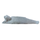 Maxbell Resin Aquarium Buddha Statue Figurine Fengshui Craft Landscape Sleeping