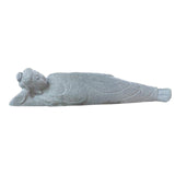 Maxbell Resin Aquarium Buddha Statue Figurine Fengshui Craft Landscape Sleeping