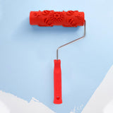 Maxbell Patterned Paint Roller Embossing Texture Rubber Roller Classic with Handle