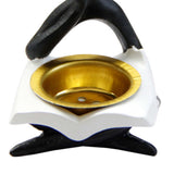 Maxbell Incense Burner Holder Ornament Diffuser Figurine Home Decor  balck sit