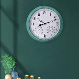 Maxbell Wall Clock Waterproof Round Outdoor Clock for Garden Swimming Pool Outside