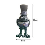 Maxbell Halloween Cartoon Crow Statue Animal Figurines Bird Sculpture for Decor Home Purple