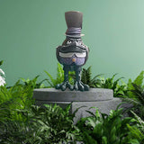 Maxbell Halloween Cartoon Crow Statue Animal Figurines Bird Sculpture for Decor Home Purple