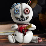 Maxbell Creative Doll Incense Burner Censer Statue Craft Props Home Decoration white