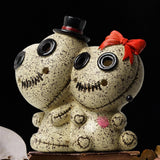 Maxbell Home Censer Incense Cones Holder Accents Meditation Doll Cone Burner Beige