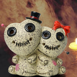 Maxbell Home Censer Incense Cones Holder Accents Meditation Doll Cone Burner Beige