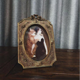 Maxbell Ornate Tabletop Picture Holder Resin Photo Frame for Living Room Bedroom