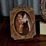 Maxbell Ornate Tabletop Picture Holder Resin Photo Frame for Living Room Bedroom