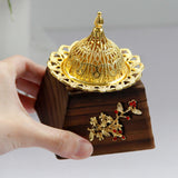 Maxbell Wood Incense Burner Incense Cone Holder for Home Desktop Office