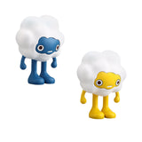 Maxbell Adorable Cartoon Personifies Statue Ornament for Restaurant Entrance Yellow