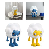Maxbell Adorable Cartoon Personifies Statue Ornament for Restaurant Entrance Yellow