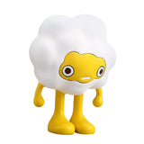 Maxbell Adorable Cartoon Personifies Statue Ornament for Restaurant Entrance Yellow