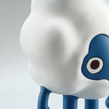 Maxbell Adorable Cartoon Personifies Statue Ornament for Restaurant Entrance Blue