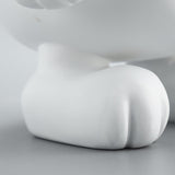 Maxbell Cartoon Peanut Decoration Cute Resin Ornament Bookcase Desktop Arrangement Yellow