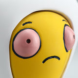 Maxbell Cartoon Peanut Decoration Cute Resin Ornament Bookcase Desktop Arrangement Yellow