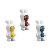 Maxbell Cartoon Peanut Decoration Cute Resin Ornament Bookcase Desktop Arrangement Yellow