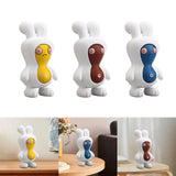 Maxbell Cartoon Peanut Decoration Cute Resin Ornament Bookcase Desktop Arrangement Yellow