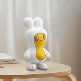 Maxbell Cartoon Peanut Decoration Cute Resin Ornament Bookcase Desktop Arrangement Yellow
