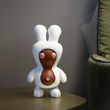 Maxbell Cartoon Peanut Decoration Cute Resin Ornament Bookcase Desktop Arrangement Brown