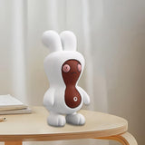 Maxbell Cartoon Peanut Decoration Cute Resin Ornament Bookcase Desktop Arrangement Brown