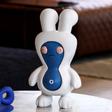 Maxbell Cartoon Peanut Decoration Cute Resin Ornament Bookcase Desktop Arrangement Blue