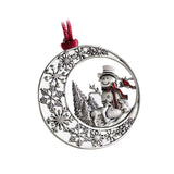 Maxbell Christmas Tree Ornament Handcrafted for Door Window Party Supplies Snowman
