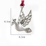 Maxbell Christmas Tree Ornament Handcrafted for Door Window Party Supplies Pigeon