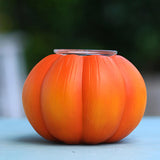 Maxbell Flickering Halloween Candles Fireplace Fall Pumpkin Tea Lights Harvest Decor