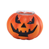 Maxbell Flickering Halloween Candles Fireplace Fall Pumpkin Tea Lights Harvest Decor