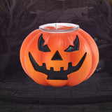 Maxbell Flickering Halloween Candles Fireplace Fall Pumpkin Tea Lights Harvest Decor
