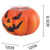 Maxbell Flickering Halloween Candles Fireplace Fall Pumpkin Tea Lights Harvest Decor