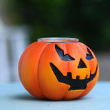 Maxbell Flickering Halloween Candles Fireplace Fall Pumpkin Tea Lights Harvest Decor