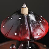 Maxbell Backflow Incense Burner Waterfall Craft Ornaments for Yoga Office Decoration