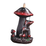 Maxbell Backflow Incense Burner Waterfall Craft Ornaments for Yoga Office Decoration