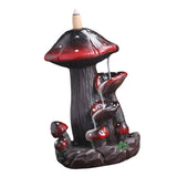 Maxbell Backflow Incense Burner Waterfall Craft Ornaments for Yoga Office Decoration