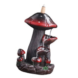 Maxbell Backflow Incense Burner Waterfall Craft Ornaments for Yoga Office Decoration