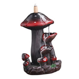 Maxbell Backflow Incense Burner Waterfall Craft Ornaments for Yoga Office Decoration