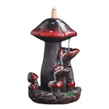 Maxbell Backflow Incense Burner Waterfall Craft Ornaments for Yoga Office Decoration