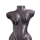 Maxbell Creative Backflow Incense Burner Home Decor Figurine Craftwork  Black