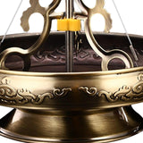 Maxbell Portable Coil Holder Stand Ornaments Desktop Household Patio Bedroom Brown