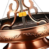 Maxbell Portable Coil Holder Stand Ornaments Desktop Household Patio Bedroom Red