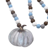 Maxbell Wood Bead Garland with Tassels Wall Hanging for Apartment Countryside Cafe
