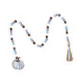 Maxbell Wood Bead Garland with Tassels Wall Hanging for Apartment Countryside Cafe