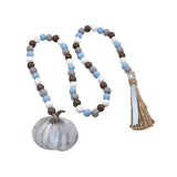 Maxbell Wood Bead Garland with Tassels Wall Hanging for Apartment Countryside Cafe