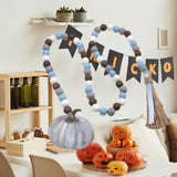 Maxbell Wood Bead Garland with Tassels Wall Hanging for Apartment Countryside Cafe