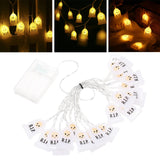 Maxbell LED Halloween String Light Decor Lamp Lantern Waterproof Bar Yard 3m 20 Light